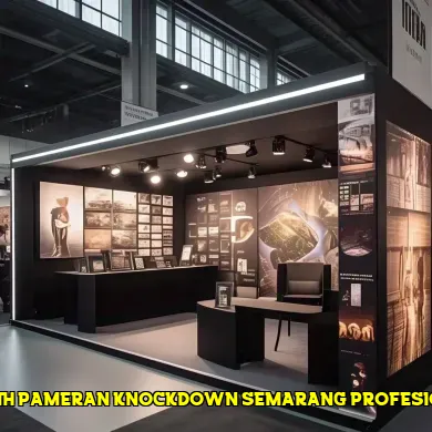 booth pameran knockdown semarang profesional